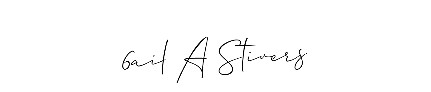 How to Draw 6ail A Stivers signature style? Allison_Script is a latest design signature styles for name 6ail A Stivers. 6ail A Stivers signature style 2 images and pictures png