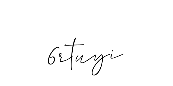 You can use this online signature creator to create a handwritten signature for the name 6rtuyi. This is the best online autograph maker. 6rtuyi signature style 2 images and pictures png