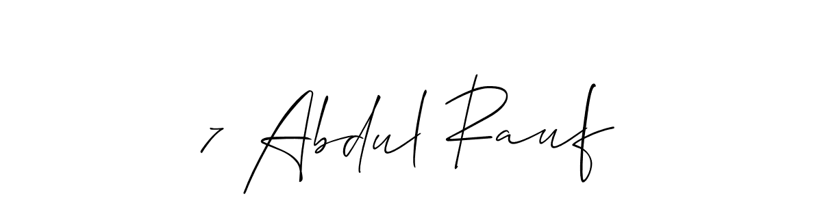 Similarly Allison_Script is the best handwritten signature design. Signature creator online .You can use it as an online autograph creator for name 7 Abdul Rauf. 7 Abdul Rauf signature style 2 images and pictures png