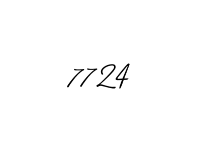 Also we have 7724 name is the best signature style. Create professional handwritten signature collection using Allison_Script autograph style. 7724 signature style 2 images and pictures png