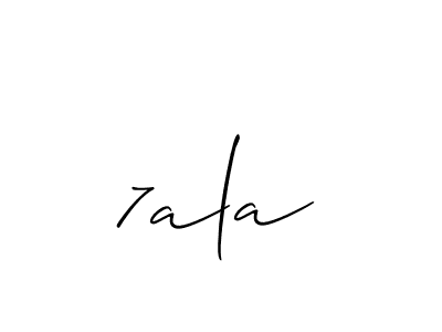 Also You can easily find your signature by using the search form. We will create 7ala name handwritten signature images for you free of cost using Allison_Script sign style. 7ala signature style 2 images and pictures png