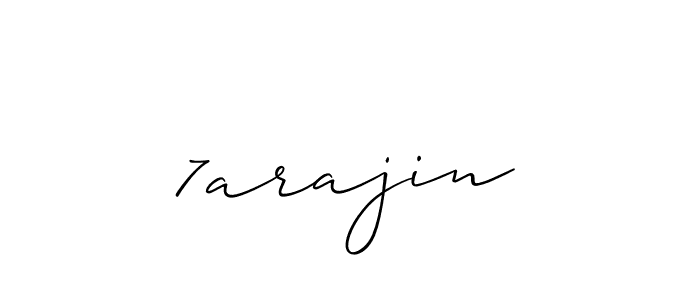 How to Draw 7arajin signature style? Allison_Script is a latest design signature styles for name 7arajin. 7arajin signature style 2 images and pictures png