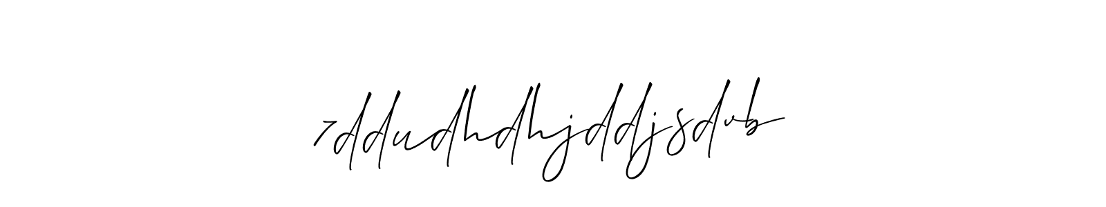 How to make 7ddudhdhjddjsdvb signature? Allison_Script is a professional autograph style. Create handwritten signature for 7ddudhdhjddjsdvb name. 7ddudhdhjddjsdvb signature style 2 images and pictures png