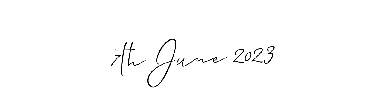 Once you've used our free online signature maker to create your best signature Allison_Script style, it's time to enjoy all of the benefits that 7th June 2023 name signing documents. 7th June 2023 signature style 2 images and pictures png