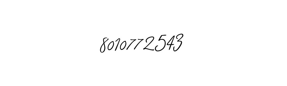 Best and Professional Signature Style for 8010772543. Allison_Script Best Signature Style Collection. 8010772543 signature style 2 images and pictures png