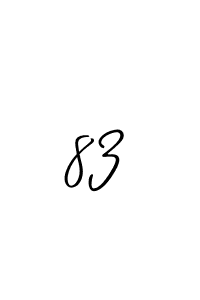 How to make 83 name signature. Use Allison_Script style for creating short signs online. This is the latest handwritten sign. 83 signature style 2 images and pictures png