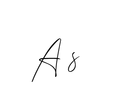 Use a signature maker to create a handwritten signature online. With this signature software, you can design (Allison_Script) your own signature for name A³s. A³s signature style 2 images and pictures png