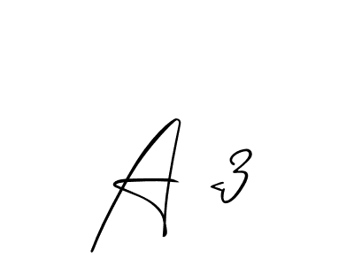 Also You can easily find your signature by using the search form. We will create A <3 name handwritten signature images for you free of cost using Allison_Script sign style. A <3 signature style 2 images and pictures png