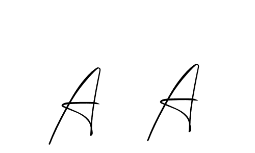 How to Draw A   A signature style? Allison_Script is a latest design signature styles for name A   A. A   A signature style 2 images and pictures png