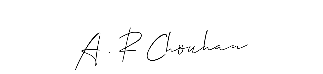 Here are the top 10 professional signature styles for the name A . R Chouhan. These are the best autograph styles you can use for your name. A . R Chouhan signature style 2 images and pictures png