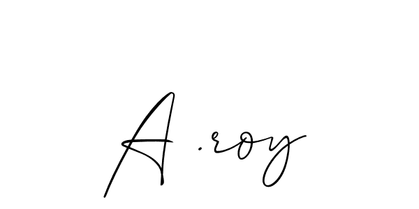 Allison_Script is a professional signature style that is perfect for those who want to add a touch of class to their signature. It is also a great choice for those who want to make their signature more unique. Get A .roy name to fancy signature for free. A .roy signature style 2 images and pictures png