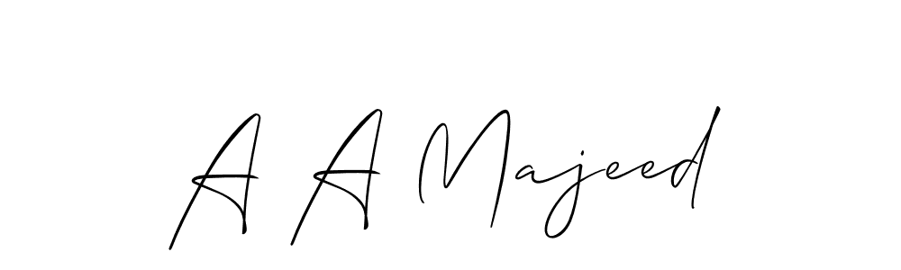 How to Draw A A Majeed signature style? Allison_Script is a latest design signature styles for name A A Majeed. A A Majeed signature style 2 images and pictures png