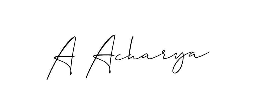 Here are the top 10 professional signature styles for the name A Acharya. These are the best autograph styles you can use for your name. A Acharya signature style 2 images and pictures png