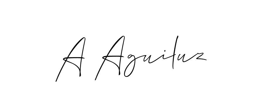 Here are the top 10 professional signature styles for the name A Aguiluz. These are the best autograph styles you can use for your name. A Aguiluz signature style 2 images and pictures png