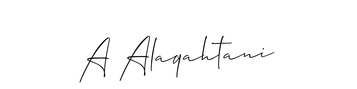 Make a beautiful signature design for name A Alaqahtani. Use this online signature maker to create a handwritten signature for free. A Alaqahtani signature style 2 images and pictures png