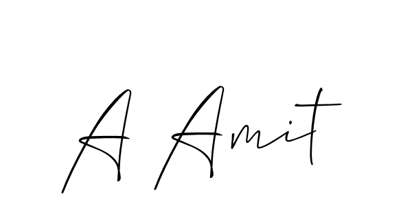 A Amit stylish signature style. Best Handwritten Sign (Allison_Script) for my name. Handwritten Signature Collection Ideas for my name A Amit. A Amit signature style 2 images and pictures png