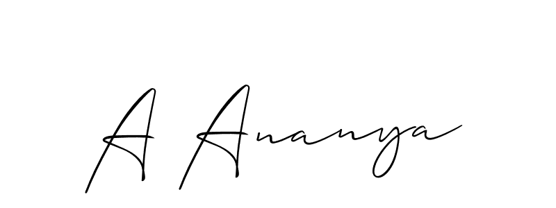 See photos of A Ananya official signature by Spectra . Check more albums & portfolios. Read reviews & check more about Allison_Script font. A Ananya signature style 2 images and pictures png