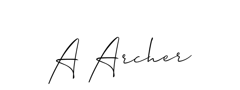 Here are the top 10 professional signature styles for the name A Archer. These are the best autograph styles you can use for your name. A Archer signature style 2 images and pictures png