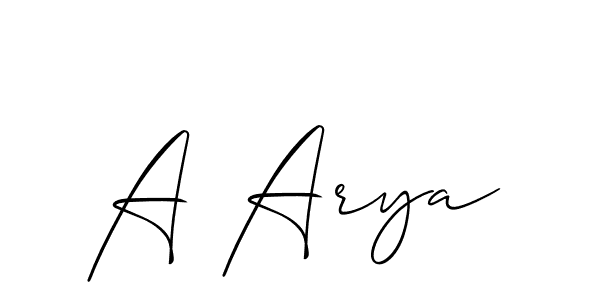 It looks lik you need a new signature style for name A Arya. Design unique handwritten (Allison_Script) signature with our free signature maker in just a few clicks. A Arya signature style 2 images and pictures png