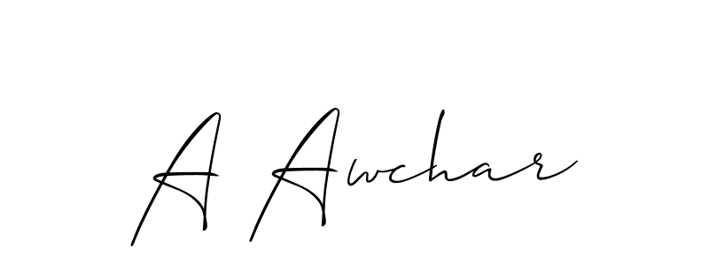 Once you've used our free online signature maker to create your best signature Allison_Script style, it's time to enjoy all of the benefits that A Awchar name signing documents. A Awchar signature style 2 images and pictures png