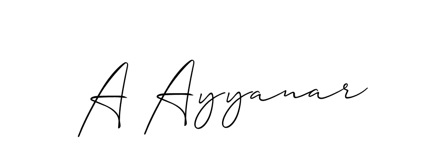 Once you've used our free online signature maker to create your best signature Allison_Script style, it's time to enjoy all of the benefits that A Ayyanar name signing documents. A Ayyanar signature style 2 images and pictures png
