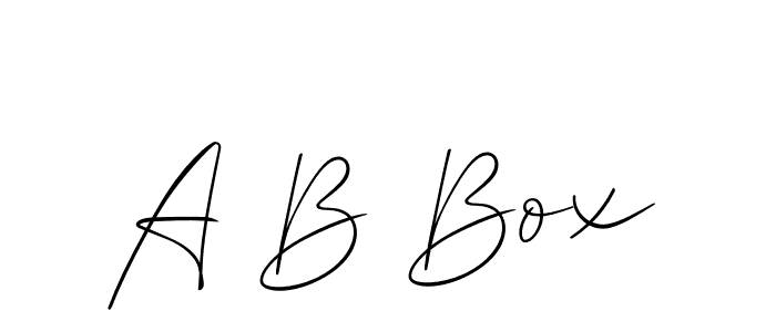 Make a beautiful signature design for name A B Box. Use this online signature maker to create a handwritten signature for free. A B Box signature style 2 images and pictures png