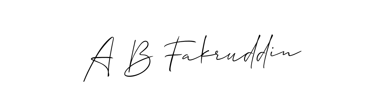 You can use this online signature creator to create a handwritten signature for the name A B Fakruddin. This is the best online autograph maker. A B Fakruddin signature style 2 images and pictures png