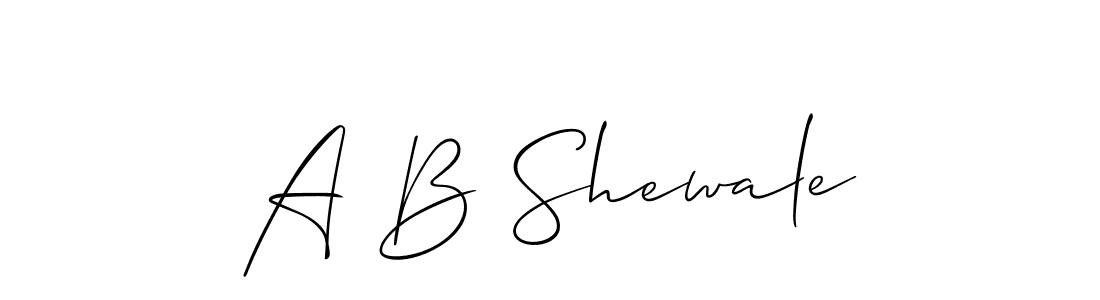 This is the best signature style for the A B Shewale name. Also you like these signature font (Allison_Script). Mix name signature. A B Shewale signature style 2 images and pictures png