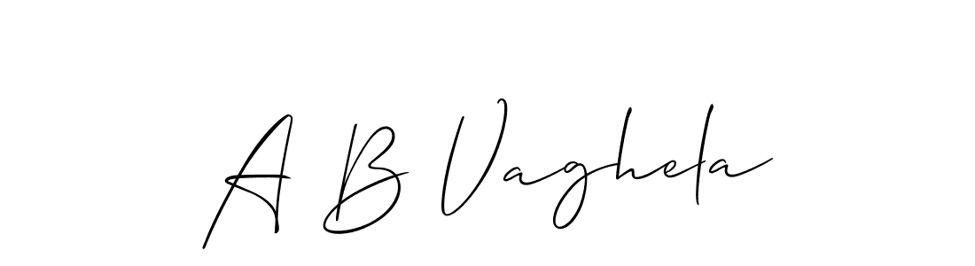 Here are the top 10 professional signature styles for the name A B Vaghela. These are the best autograph styles you can use for your name. A B Vaghela signature style 2 images and pictures png