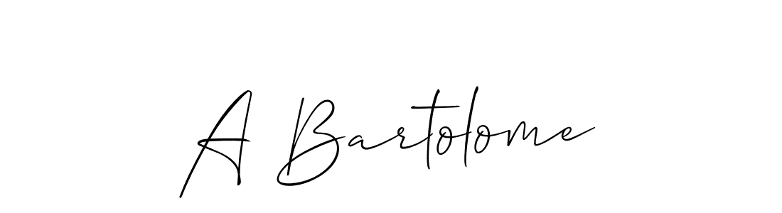 Also You can easily find your signature by using the search form. We will create A Bartolome name handwritten signature images for you free of cost using Allison_Script sign style. A Bartolome signature style 2 images and pictures png