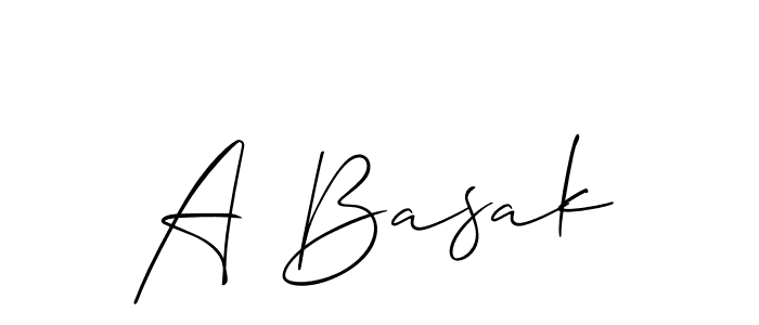 Use a signature maker to create a handwritten signature online. With this signature software, you can design (Allison_Script) your own signature for name A Basak. A Basak signature style 2 images and pictures png