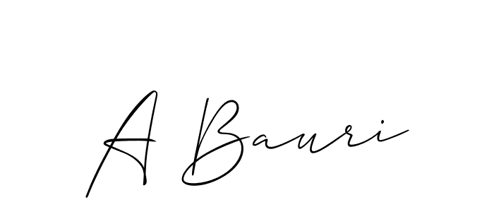 Also we have A Bauri name is the best signature style. Create professional handwritten signature collection using Allison_Script autograph style. A Bauri signature style 2 images and pictures png