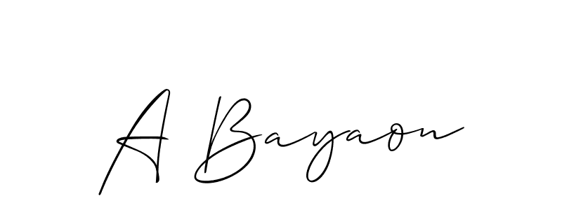 See photos of A Bayaon official signature by Spectra . Check more albums & portfolios. Read reviews & check more about Allison_Script font. A Bayaon signature style 2 images and pictures png