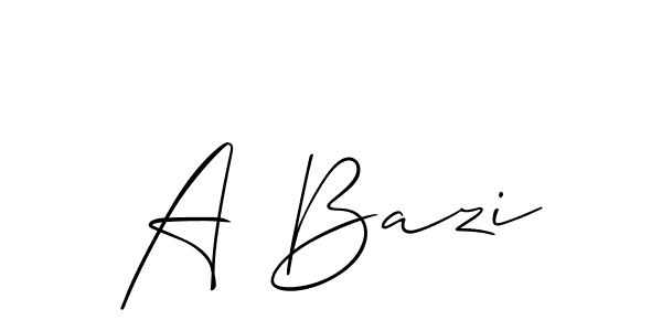 Similarly Allison_Script is the best handwritten signature design. Signature creator online .You can use it as an online autograph creator for name A Bazi. A Bazi signature style 2 images and pictures png