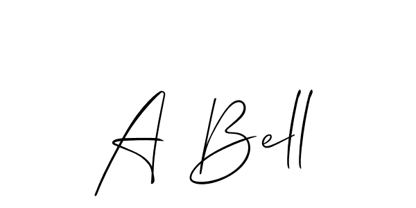 Check out images of Autograph of A Bell name. Actor A Bell Signature Style. Allison_Script is a professional sign style online. A Bell signature style 2 images and pictures png