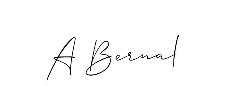 This is the best signature style for the A Bernal name. Also you like these signature font (Allison_Script). Mix name signature. A Bernal signature style 2 images and pictures png