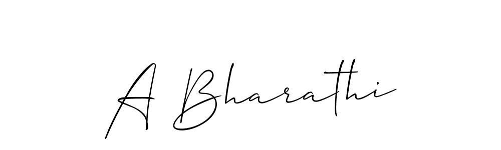 if you are searching for the best signature style for your name A Bharathi. so please give up your signature search. here we have designed multiple signature styles  using Allison_Script. A Bharathi signature style 2 images and pictures png