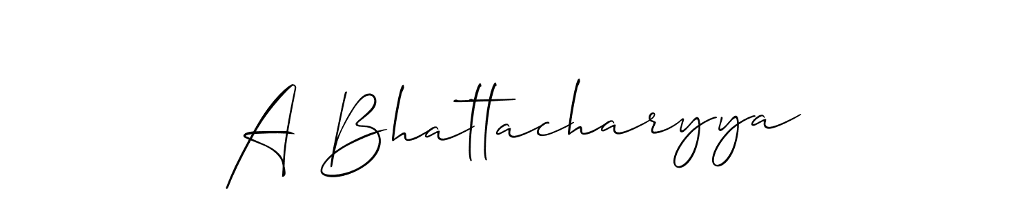 Make a beautiful signature design for name A Bhattacharyya. Use this online signature maker to create a handwritten signature for free. A Bhattacharyya signature style 2 images and pictures png