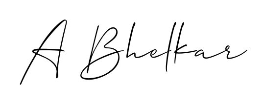 A modern signature idea for name A Bhelkar using Allison_Script font. Clean strokes and elegant curves make it stand out instantly. A Bhelkar signature style 2 images and pictures png