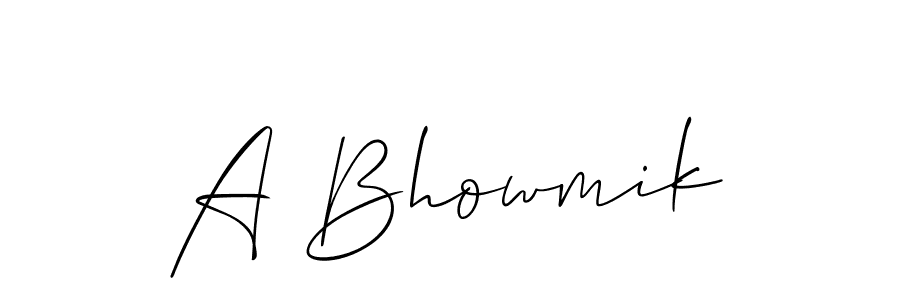 Best and Professional Signature Style for A Bhowmik. Allison_Script Best Signature Style Collection. A Bhowmik signature style 2 images and pictures png