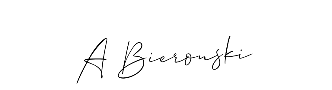 See photos of A Bieronski official signature by Spectra . Check more albums & portfolios. Read reviews & check more about Allison_Script font. A Bieronski signature style 2 images and pictures png