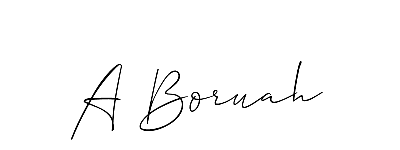 Make a short A Boruah signature style. Manage your documents anywhere anytime using Allison_Script. Create and add eSignatures, submit forms, share and send files easily. A Boruah signature style 2 images and pictures png