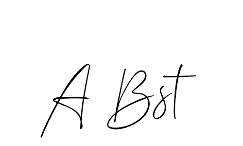 A Bst stylish signature style. Best Handwritten Sign (Allison_Script) for my name. Handwritten Signature Collection Ideas for my name A Bst. A Bst signature style 2 images and pictures png