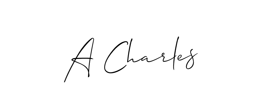 Here are the top 10 professional signature styles for the name A Charles. These are the best autograph styles you can use for your name. A Charles signature style 2 images and pictures png