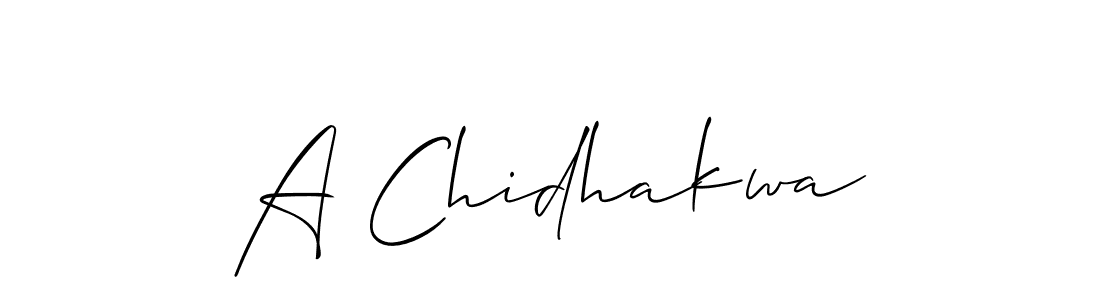Similarly Allison_Script is the best handwritten signature design. Signature creator online .You can use it as an online autograph creator for name A Chidhakwa. A Chidhakwa signature style 2 images and pictures png