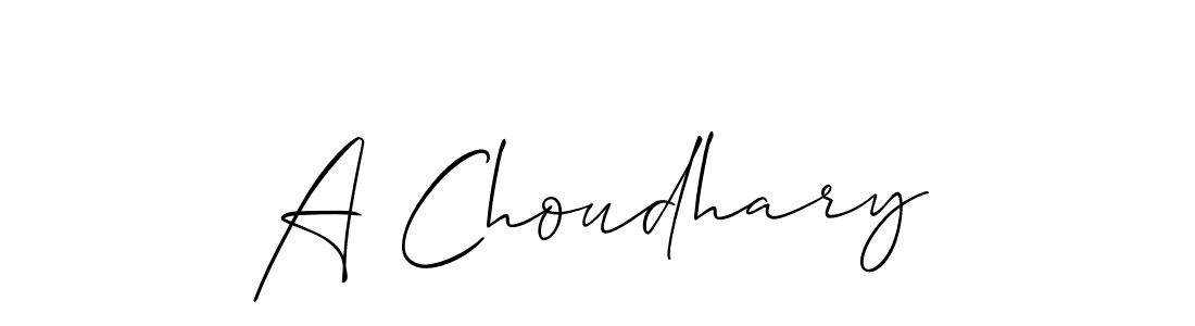 It looks lik you need a new signature style for name A Choudhary. Design unique handwritten (Allison_Script) signature with our free signature maker in just a few clicks. A Choudhary signature style 2 images and pictures png