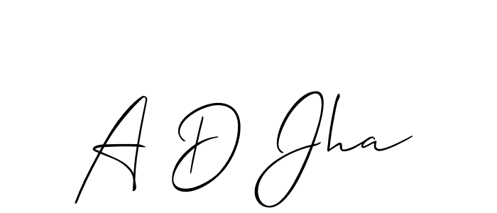 Once you've used our free online signature maker to create your best signature Allison_Script style, it's time to enjoy all of the benefits that A D Jha name signing documents. A D Jha signature style 2 images and pictures png