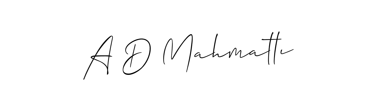 if you are searching for the best signature style for your name A D Mahmatlı. so please give up your signature search. here we have designed multiple signature styles  using Allison_Script. A D Mahmatlı signature style 2 images and pictures png