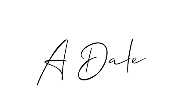 Here are the top 10 professional signature styles for the name A Dale. These are the best autograph styles you can use for your name. A Dale signature style 2 images and pictures png