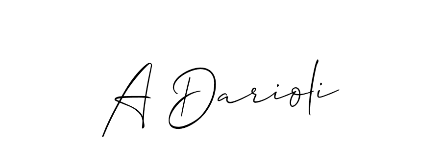 Make a short A Darioli signature style. Manage your documents anywhere anytime using Allison_Script. Create and add eSignatures, submit forms, share and send files easily. A Darioli signature style 2 images and pictures png